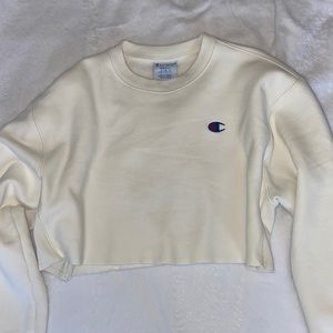 CROPPED CHAMPION HOODIE